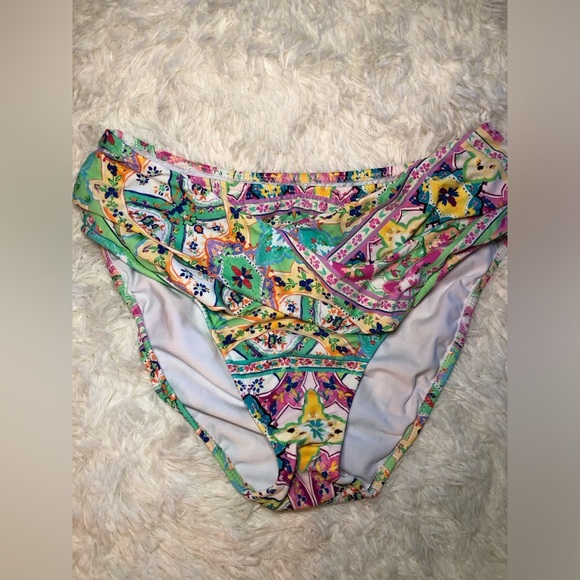 Colorful Patterned Bikini Bottoms - Picture 3 of 10